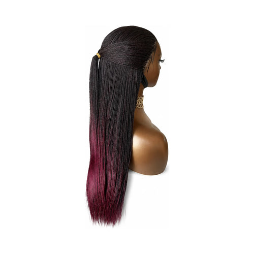 13x4 Front Lace Closure Nano Twist Braids