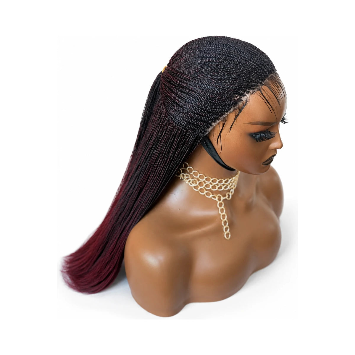 13x4 Front Lace Closure Nano Twist Braids