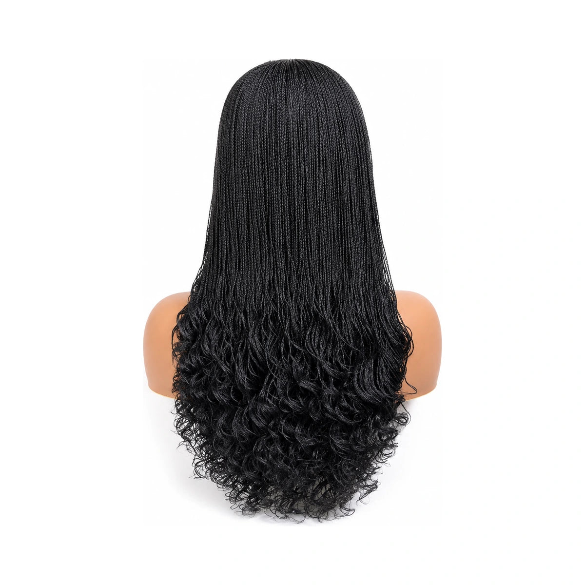 Side Part/Mid Closure Nano Twist Loose Curl Braids