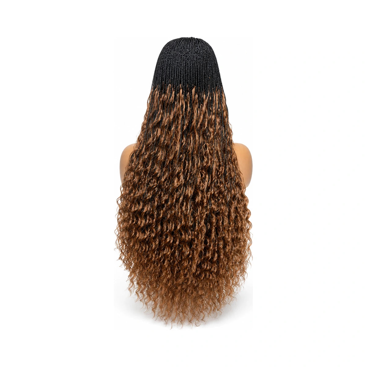 Side Part/Mid Closure Small Boho Box Braids